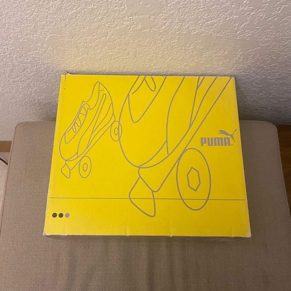 Vintage NWB Women Light Blue Retro Puma Sneaker Roller Skates Size 7 - Picture 14 of 16